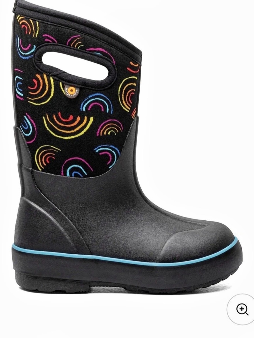 Bogs Classic II Rainbow Stars Waterproof Boots Kids US 9